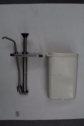 Stainless Steel Server Syrup Pumps model 82070 &amp; Carlise Coldmaster Pan SET