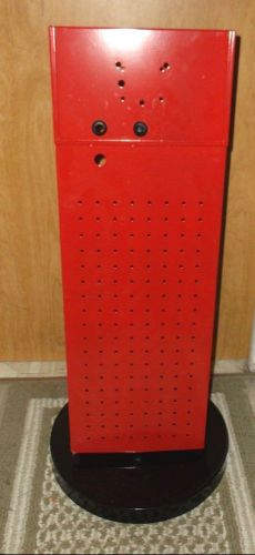 New In Box Store Display Countertop Metal Pegboard Rack Fixture Industrial