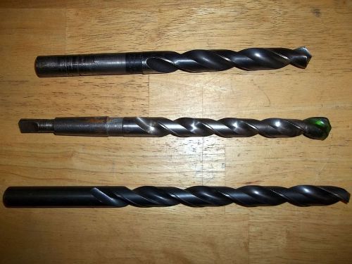 Lot of 3 Drillbits. 25/32-11/16-23/32