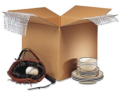 18&#034; x 18&#034; x 16&#034; Kraft (Linens) Moving Boxes (20 Boxes)