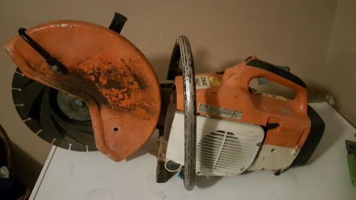 STIHL TS400 Gas Powered Cut Off Concrete Demolition Saw Diamond Blade