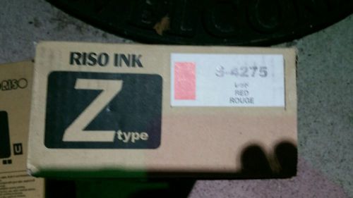 2 S4275 S7205 RED GENUINE RISO ink EZ390 EZ590 MZ790 RZ990 RZ1090 Duplicator