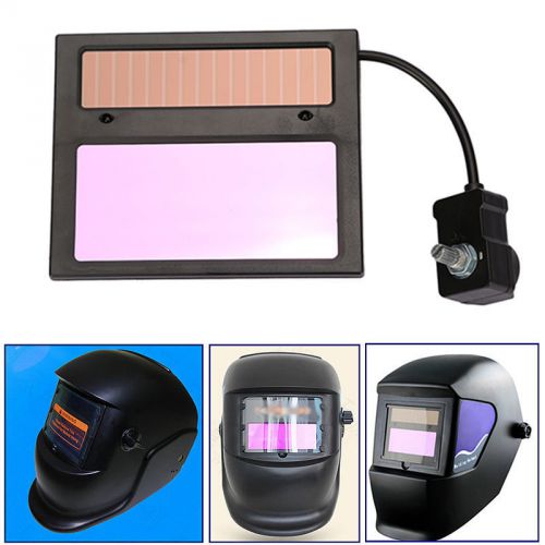 Solar Power Auto Darkening Welding Helmet Lens Mask Goggles Automation Filter