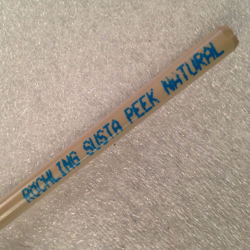 Rochling susta peek nat rod stock ( 1/2 in ), .500&#034; x 9&#034;, 1 pc for sale