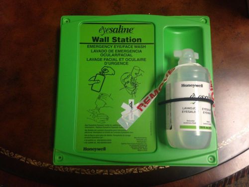 HONEYWELL EyeSaline Emergency Eye Wall Wash Station 16 oz 1 case