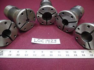 LOT OF 5 FLEX-E-ON COLLETS TOOL MAKER LOC1423