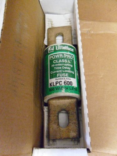 New littelfuse klpc 600 amp fuse bussmann krp-c 600 nib for sale