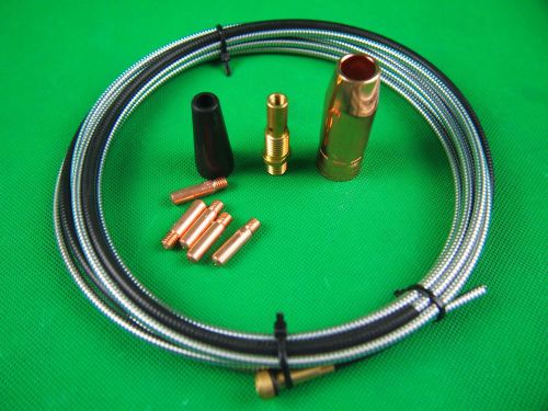 9 pcs lincoln style magnum 100 mig liner kit &amp; spares bobthewelder free p&amp;h for sale