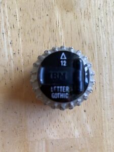 IBM Selectric Letter Gothic Size 12 Font Ball