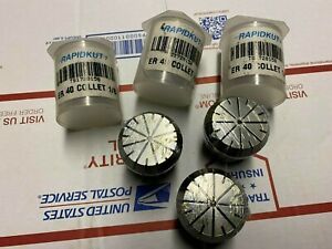 (3) RAPIDKUT ER 40 COLLETS 1/8&#034;  TS1728158