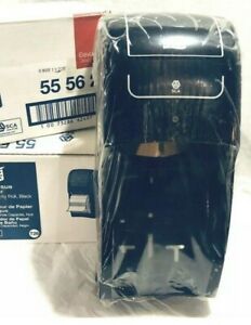 TORKHigh-Capacity Toilet Tissue Dispenser Roll 555628 Black Dual Roll