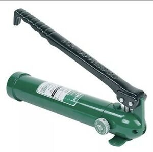 Greenlee 767 Single Speed Hydraulic Hand Pump for Greenlee Punch Drivers