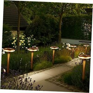 Solar Pathway Lights Outdoor Waterproof,6 Pack Solar Powered Garden Lights