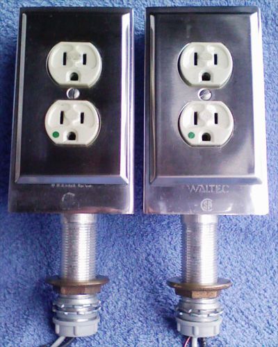 Waltec Bench Mount Box for Duplex Receptacle x 2