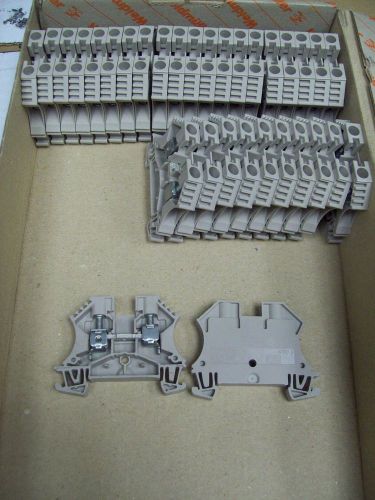 LOT OF 16 WEIDMULLER WDU6 TERMINAL BLOCK 1020200000