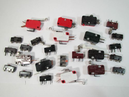 25 Micro Switches Cherry Elec., Licon Limit Switch, Micro Switch, Made USA, LOT