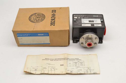 Ashcroft b424b 60psi 4kg/cm2 range pressure 250/480v-ac 15a amp switch b479387 for sale