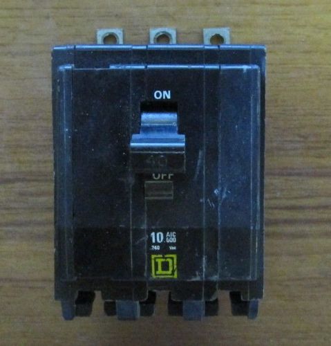 SQUARE D 40 AMP 3 POLE QOB340  (CHIP) ............. VS-21