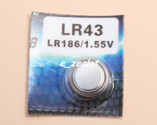 10pcs lr43/186 ag12 386 button batteries cell battery batteries coin battery for sale