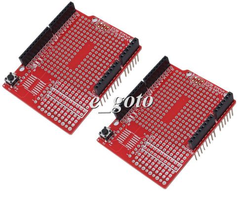 2pcs proto shield proto prototype shield r3 for arduino uno r3 mega 1280 2560 for sale