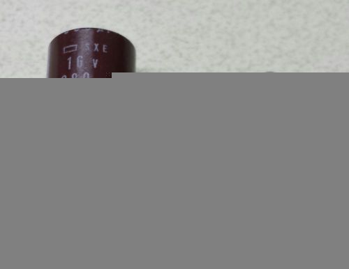 12x 680uF 16v electrolytic 105C SXE capacitors Nippon Chemi-Con