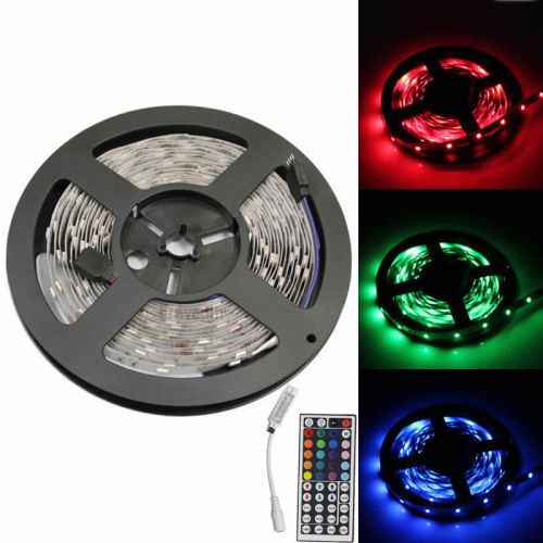 5050 5M RGB 150 LED SMD Light Strip Linghting + Mini 24KEY IR Remote  decoration