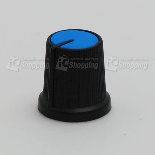 5x Plastic Knob 12x15, for single/double variable resistor