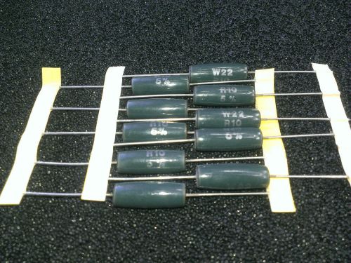 [10 pcs] Welwyn W22-R10J 0.1R  0.1 Ohm 5% power 7W wirewound  resistors