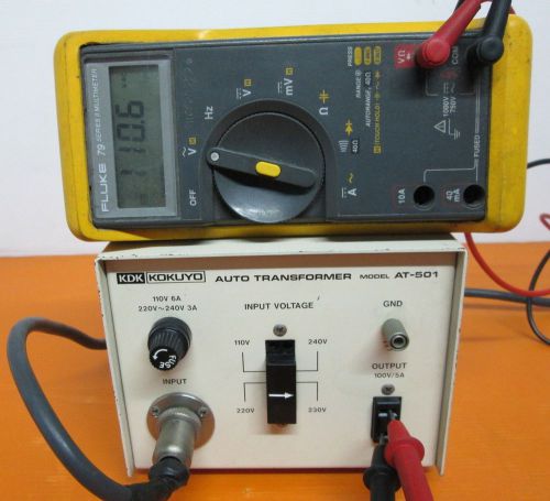 Kdk kokuyo auto transformer model at-501 for sale