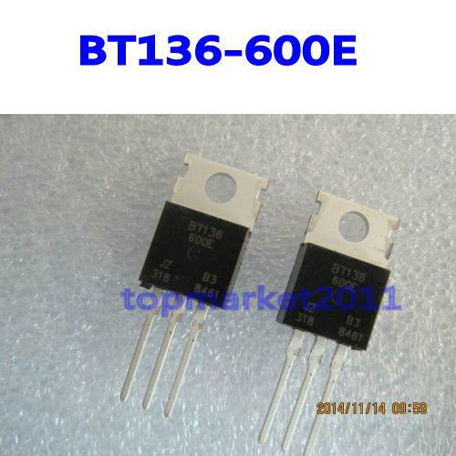 NEW 50pcs SCR  bt136-600e bt136 bt136-600 thyristor Silicon controlled rectifier