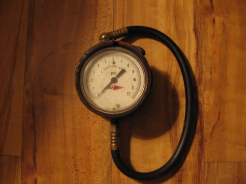 Gmp c pressure test gauge +leather case &amp; thoro-bilt 7103 series hose/5495 head for sale