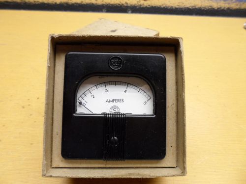 Vintage RCA-Simpson  0-5 amperes Meter Model#37