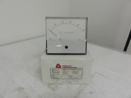 87540 New In Box, Triplett 420-G Meter 0-80Vac KV Panel Mount