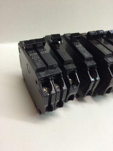 General Electric  Circuit Breaker THQP230 TQP 20A Lot of 5