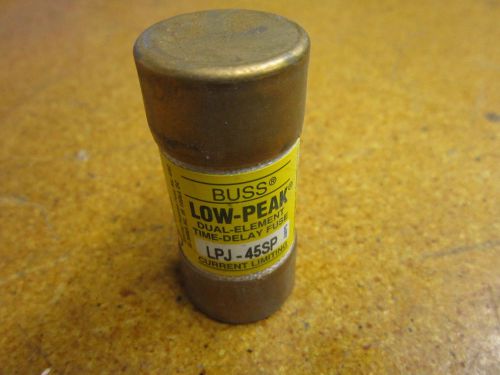 BUSS LOW PEAK LPJ-45SP Dual Element Time Delay 45A 600VAC