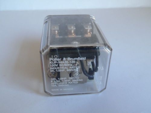 POTTER &amp; BRUMFIELD KUP-14A35-120 RELAY- PK# 030