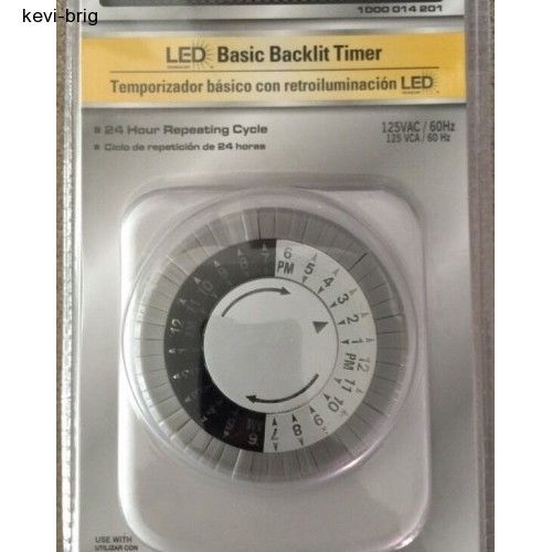 Christmas tree timer backlit led energy saver electric light timer 24 hr cycle for sale