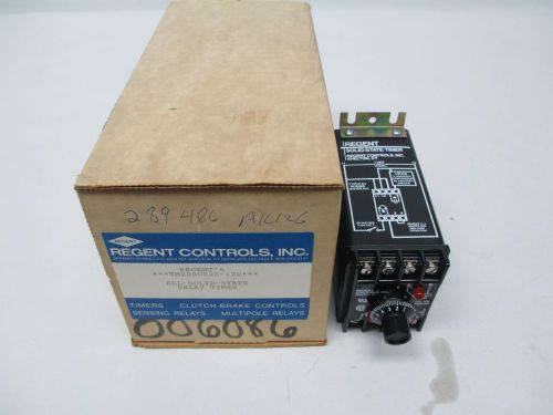 NEW REGENT CONTROLS TM2200D2S-120 SOLID STATE TIMER 120V-AC 24W  2SEC D296647