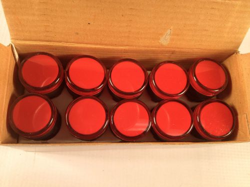 Lot of 10 new yc-22r-480 22mm compact red pilot light fits  cl-502b 480v ac/dc for sale