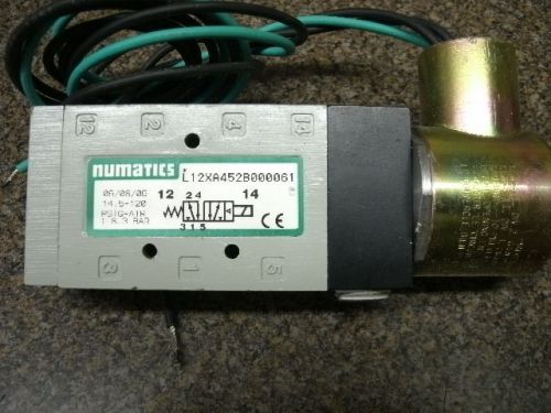 NUMATICS # L12XA452B000061 L1, HAZ LOC, 1/4&#034; NPT, 24VDC, NEW!!