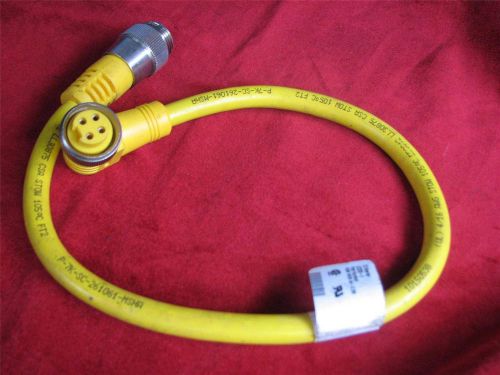 Turck Mini-Fast Cordset 4 Pole Male/Fem P/N RSMWRKM 46-0.5M U2290-5