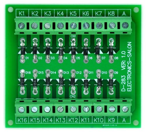 1 amp 1000v common anode 16 diode network module, 1n4007. for sale