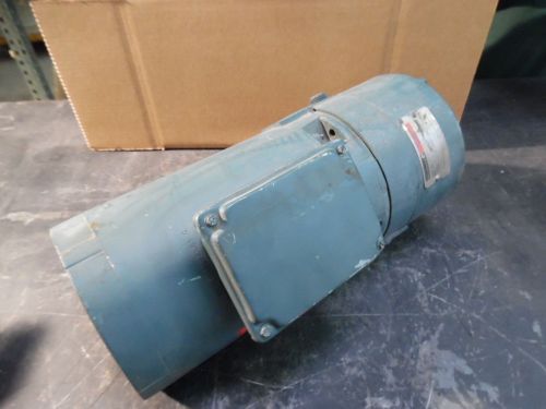 RELIANCE DUTY MASTER 1/2 HP AC MOTOR/ BRAKE, FR FC56P, RPM 1140, USED