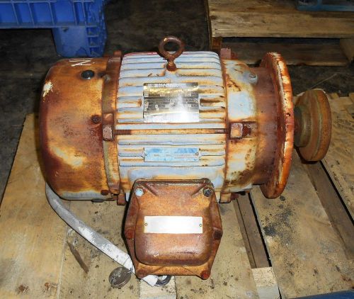 MARATHON 7 1/2 HP ELECTRIC MOTOR, 230/460 V, 1740 RPM, FRAME 213TC, USED