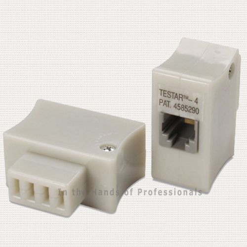 Siemon testar-4 4-wire 66 block to rj-11 adapter &lt; new for sale