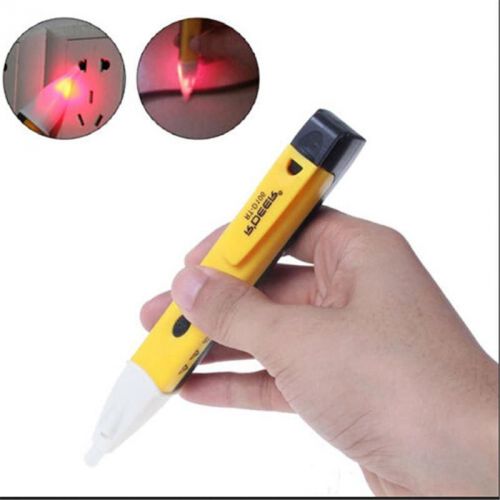 LED Non-Contact Electric Voltage Alert Detector Sensor Tester Pen 90~1000V