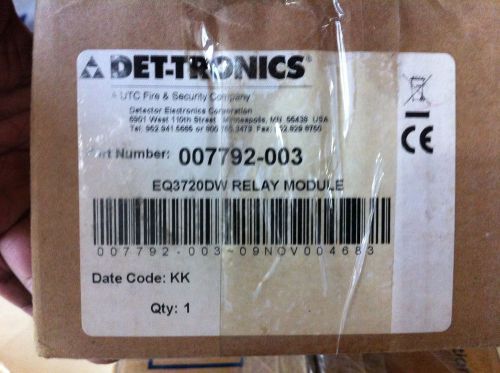 DET-TRONICS 007792-003 RELAY MODULE EQ3720DW - New