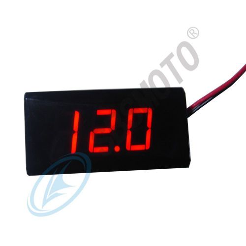 Universal digital voltmeter bike car atv red color vt01 for sale