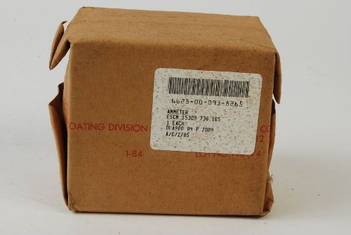 NEW A&amp;M 736-105 0 - 500 A-C Milliamperes 25-400HZ Meter NOS