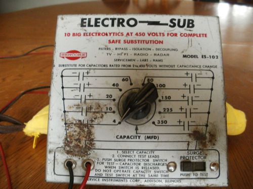 VINTAGE SENCORE  MODEL ES-102 CAPACITOR ELECTRO/SUB